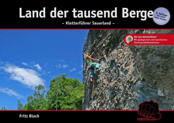 Blach, Fritz Land der tausend Berge: Kletterführer Sauerland 2. Auflage