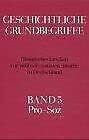 Werner Conze Geschichtliche Grundbegriffe, 8 Bde., Bd.5: Pro-Soz