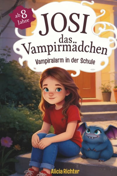 Richter, Alicia Josi – das Vampirmädchen – Ein spannendes Kinderbuch ab 8 Jahren über Mut, Freundschaft und die Kraft, anders zu sein (Große Schrift für Erstleser) – Band 1: Vampiralarm in der Schule