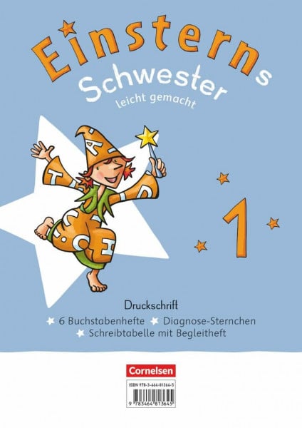 Bauer, Roland Einsterns Schwester - Erstlesen - Neubearbeitung 2021 - 1. Schuljahr: Leicht gemacht - Druckschrift: 6 Buchstabenhefte im Paket - Mit Schreibtabelle und Begleitheften