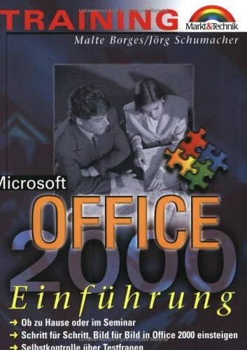 Borges, Malte Microsoft Office 2000 - M+T-Training . Schritt für Schritt, Bild für Bild in Office 2000 einsteigen
