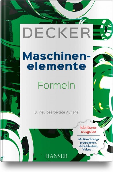 Kabus, Karlheinz Decker Maschinenelemente - Formeln