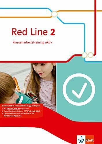 Red Line 2: Klassenarbeitstraining aktiv mit Mediensammlung Klasse 6 (Red Line. Ausgabe ab 2014)