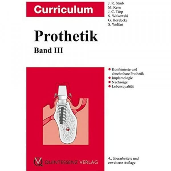 Türp, Jens Christoph Curriculum Prothetik: Gesamtausgabe / Band 3
