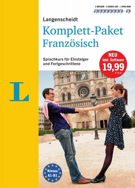 Langenscheidt, Redaktion Langenscheidt Komplett-Paket Französisch - Sprachkurs mit 2 Büchern, 8 Audio-CDs, 1 DVD-ROM, MP3-Download: Sprachkurs für Einsteiger und Fortgeschrittene