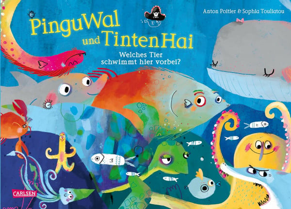 Poitier, Anton PinguWal und TintenHai - Welches Tier schwimmt hier vorbei?
