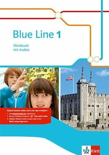 Blue Line 1: Workbook mit Audios Klasse 5: Mit MP3-Dateien zum Download (Blue Line. Ausgabe ab 2014)