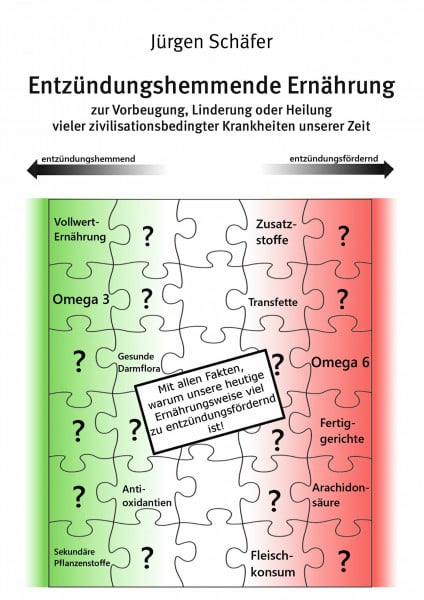 Schäfer, Jürgen Entzündungshemmende Ernährung: zur Vorbeugung, Linderung oder Heilung vieler zivilisationsbedingter Krankheiten unserer Zeit
