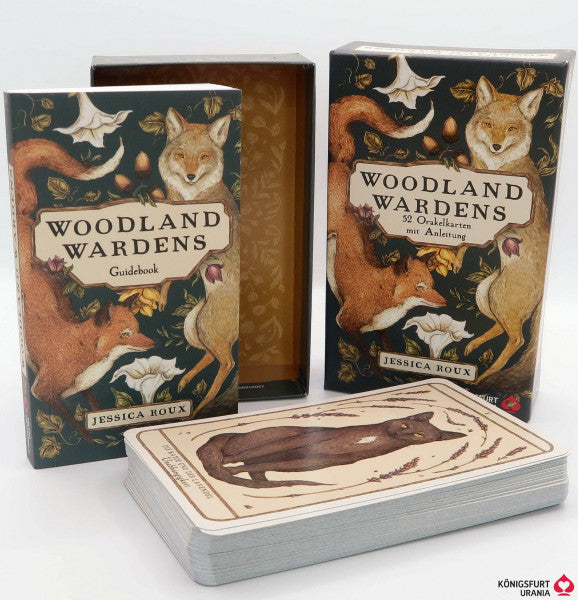 Roux, Jessica Woodland Wardens: 52 Orakelkarten mit Booklet (Krafttierkarten für Erwachsene und Kinder, Orakeldeck Neuerscheinung 2023, Deutsch)