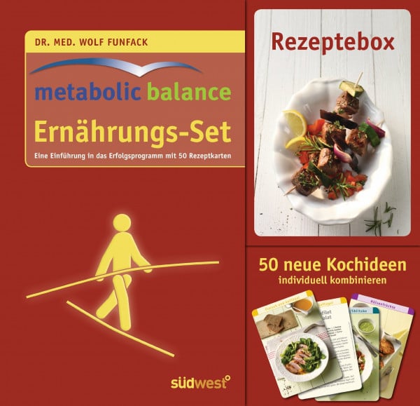 Funfack, Dr. med. Wolf Metabolic Balance Ernährungs-Set: Buch mit Rezeptkarten: Eine Einführung in das Erfolgsprogramm. 50 neue Kochideen individuell kombinieren