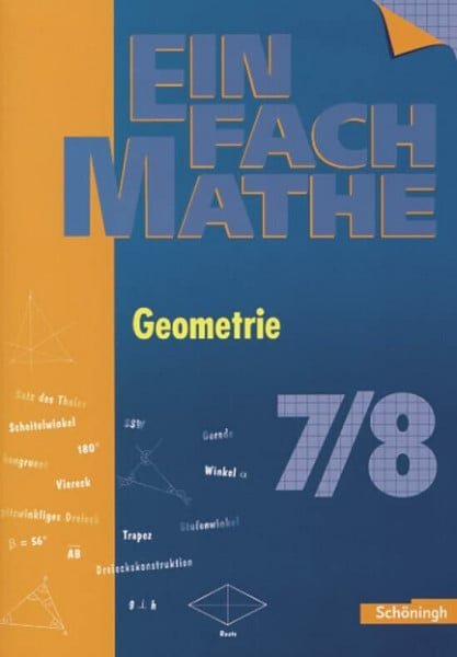Fecke, Konrad EinFach Mathe: Geometrie: Jahrgangsstufen 7/8 - Zweitliebe by Studibuch