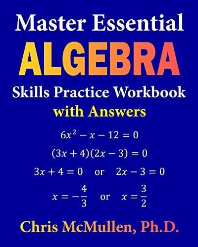 McMullen, Chris Master Essential Algebra Skills Practice Workbook with Answers: Improve Your Math Fluency - Zweitliebe by Studibuch